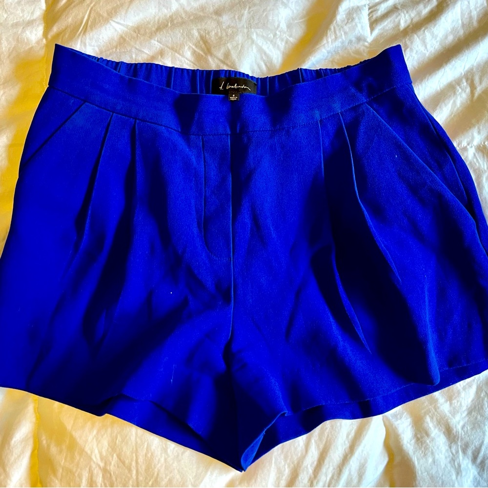 Aritzia Babaton Blue dress shorts